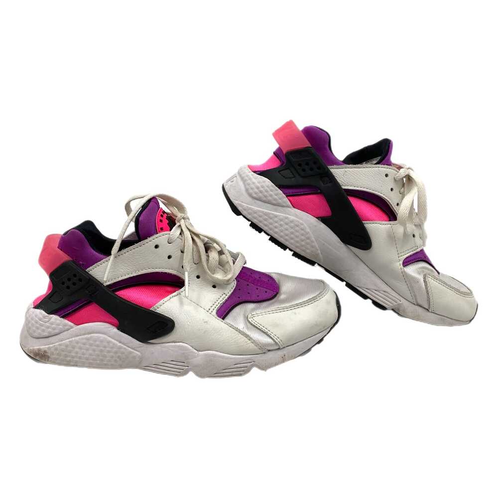 Nike White Pink Huarache Sneakers | Women’s Size 8